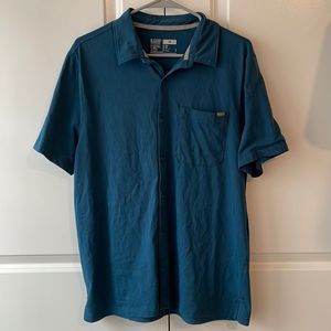 5.11 Tactical Men's Short Sleeve Polo Shirt Teal Blue